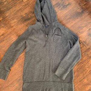 Gap Maternity gray hooded sweater